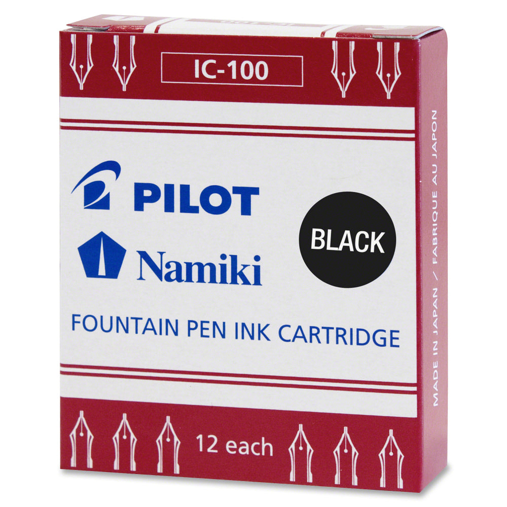 Pilot Fountain Pen Refill Ink Cartridges (12)