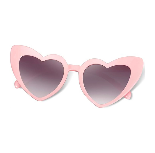 Pink Heart Sunglasses