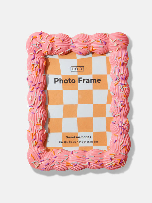 Pink Icing Photo Frame