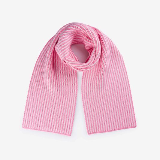 Pink Pinstripe Big Scarf