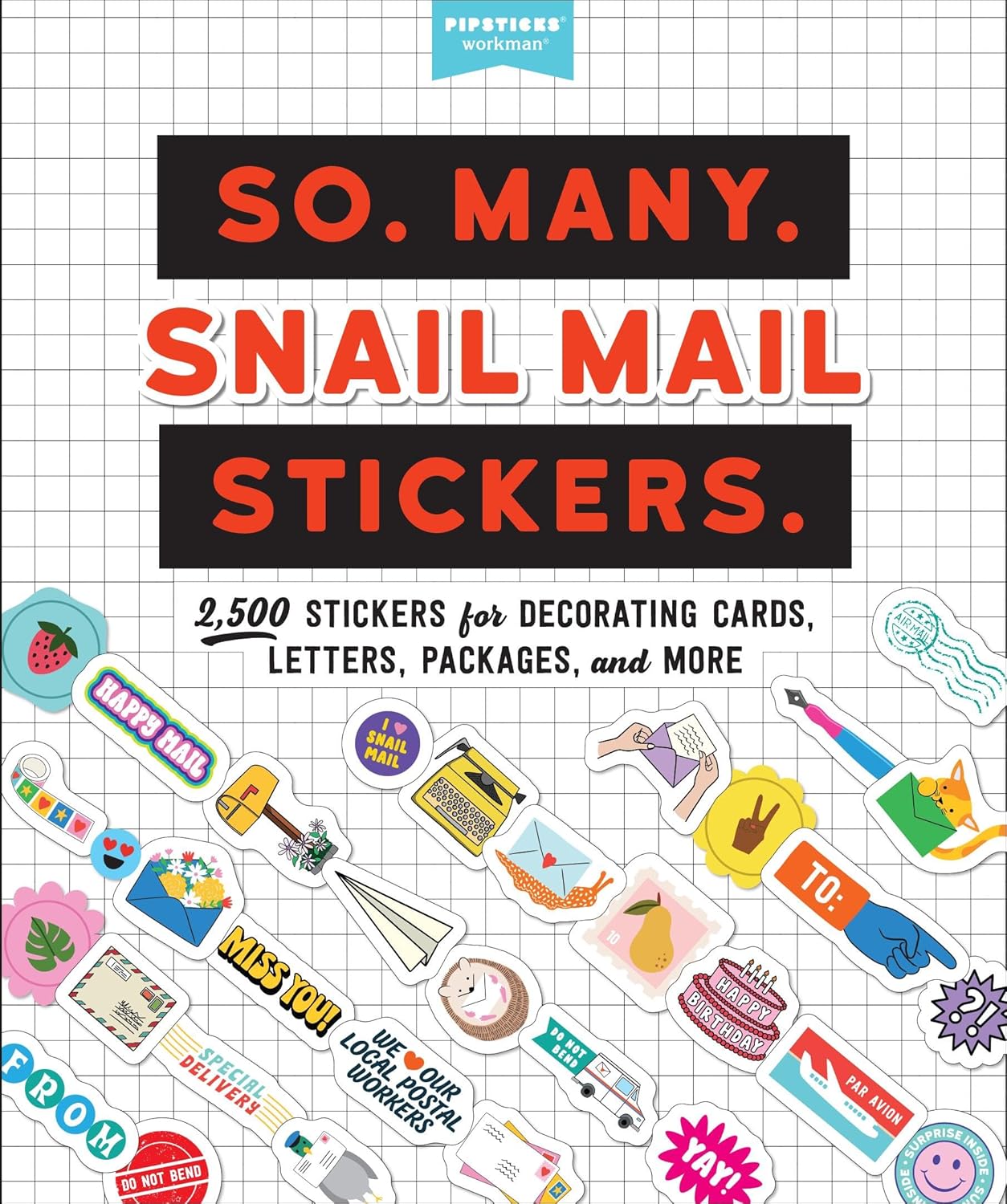 So Many Snail Mail Stickers