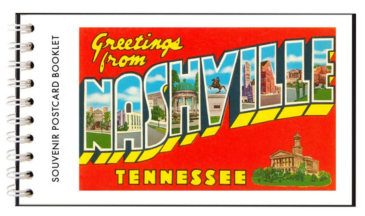 Greetings From Nashville Postcard Booklet