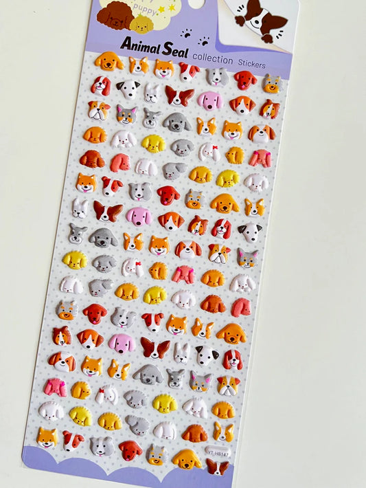 Mini Dog Puffy Sticker Sheet