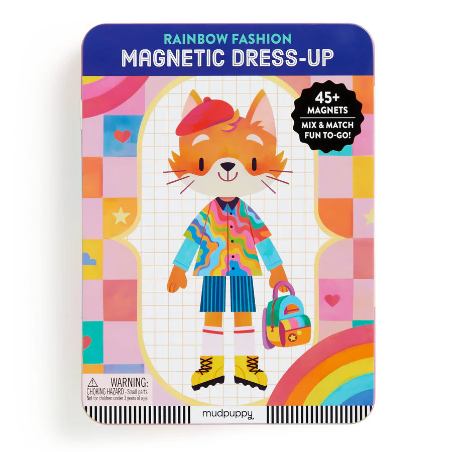 Rainbow Fashion Magnetic Dress-Up Play Set