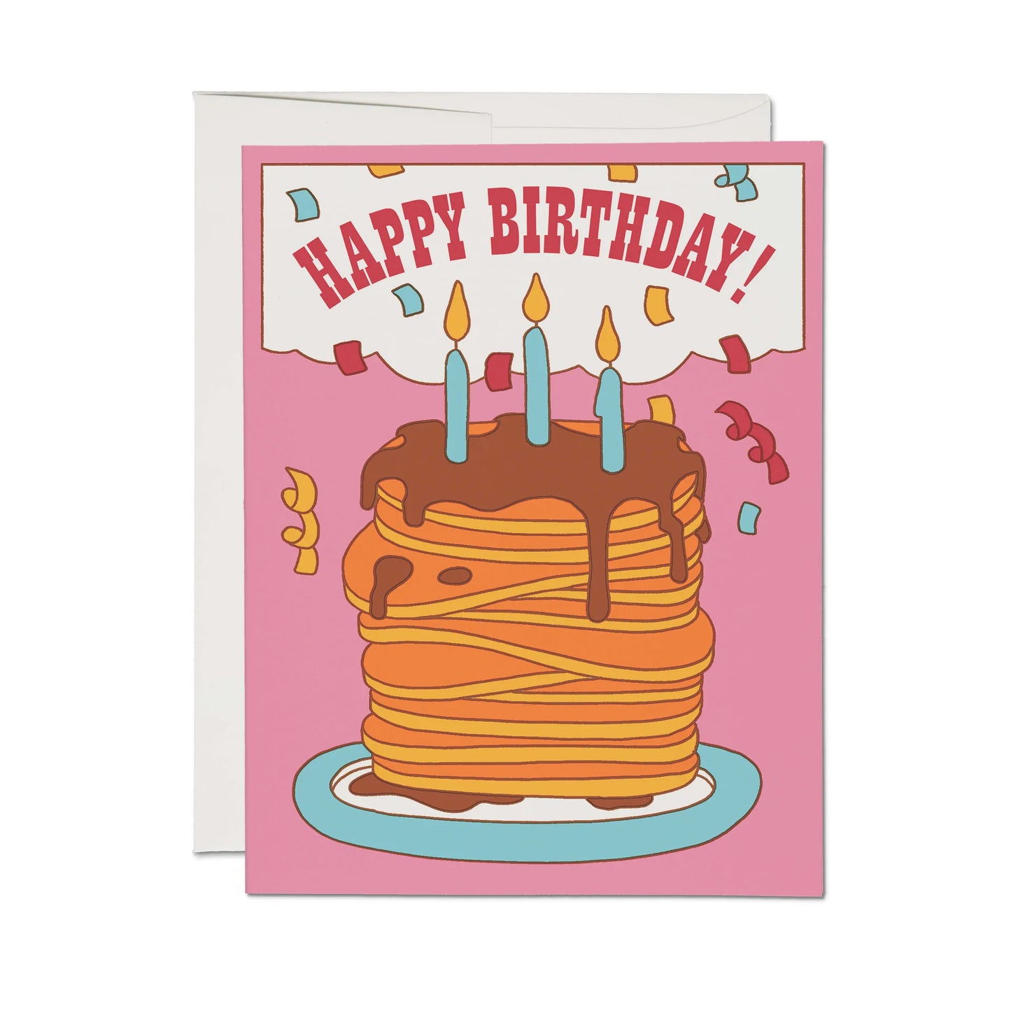 Birthday Pancakes card