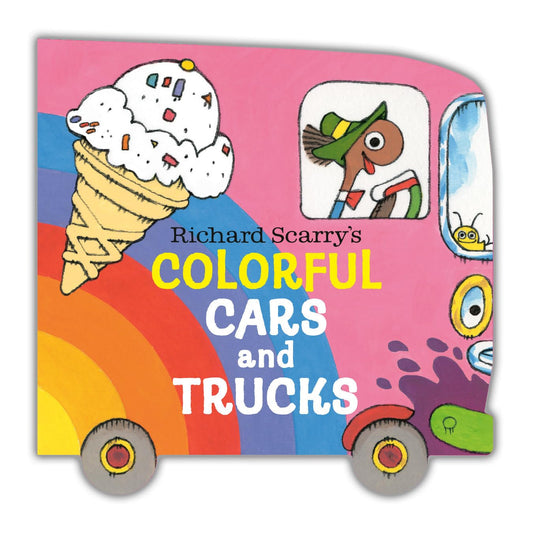 Richard Scarry's Colorful Cars and Trucks mini board book