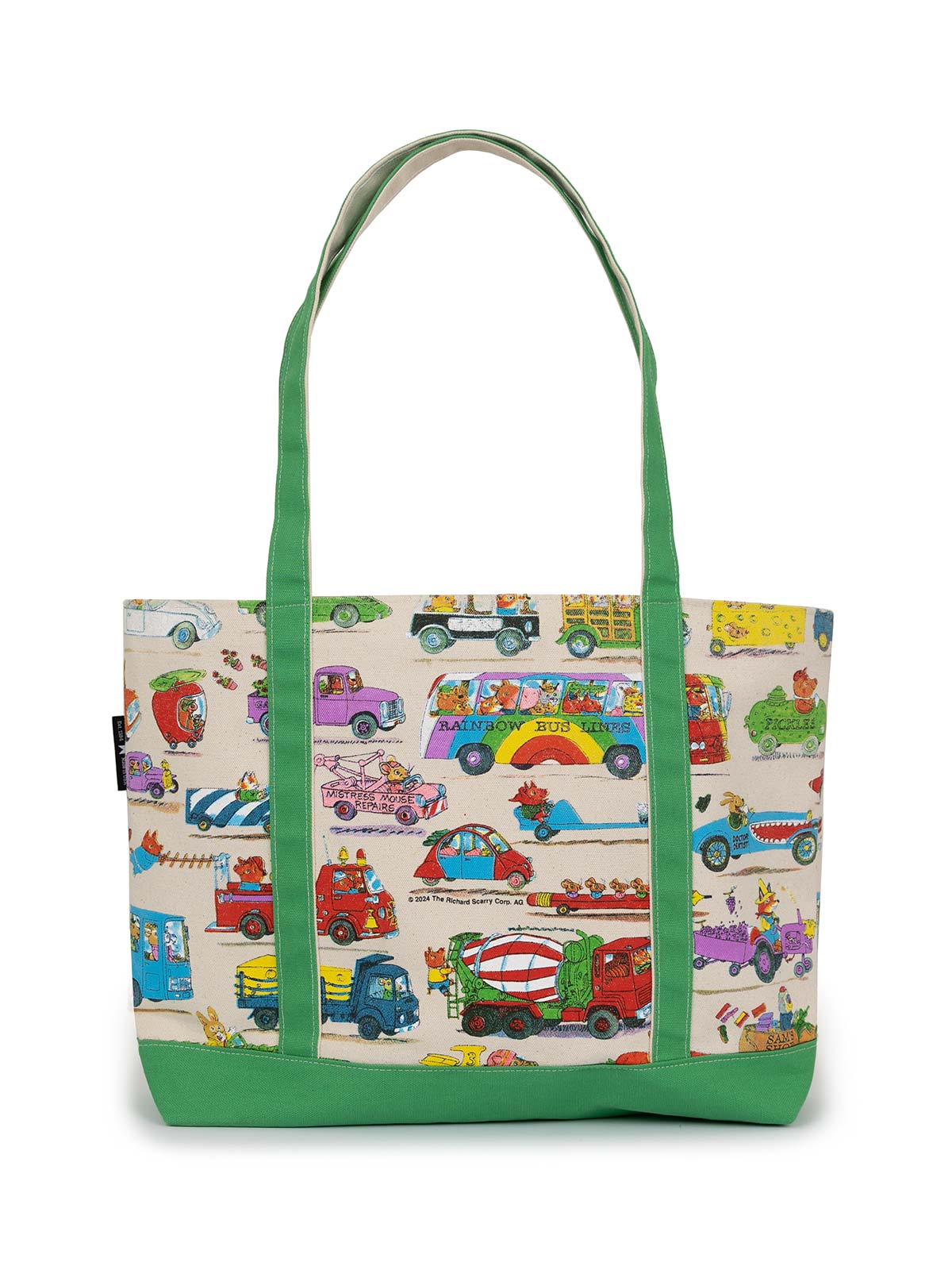Richard Scarry's Busy World Large Tote Bag