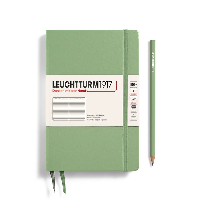 Leuchtturm Hardcover Notebook B6+: Ruled