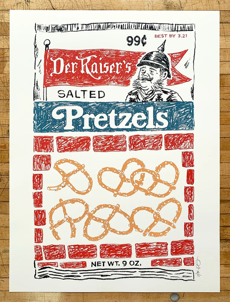 Salted Pretzels 18x24"