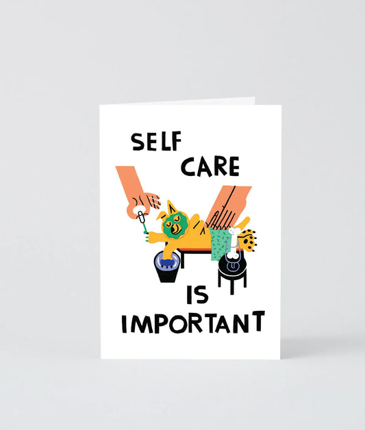 Self Care Is Important card