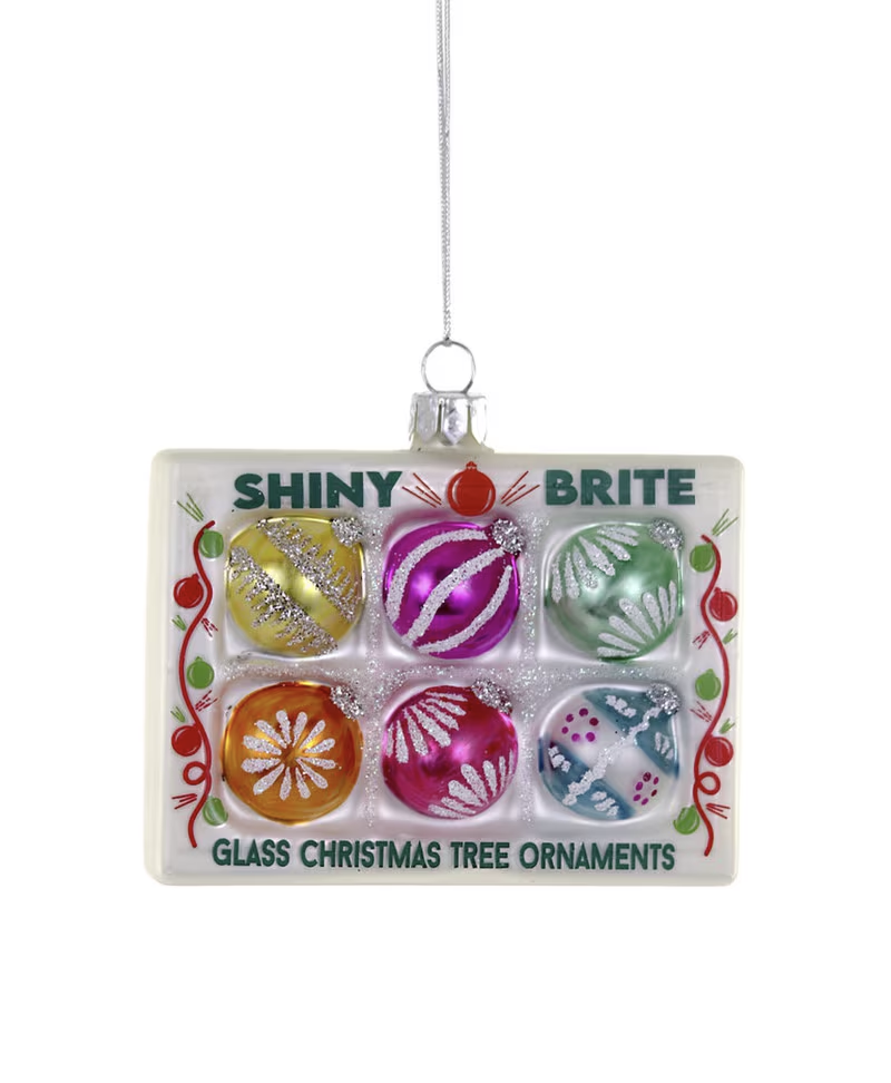 Shiny Brite Box Ornament