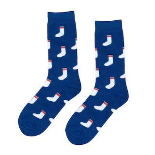 Blue Socks On Socks