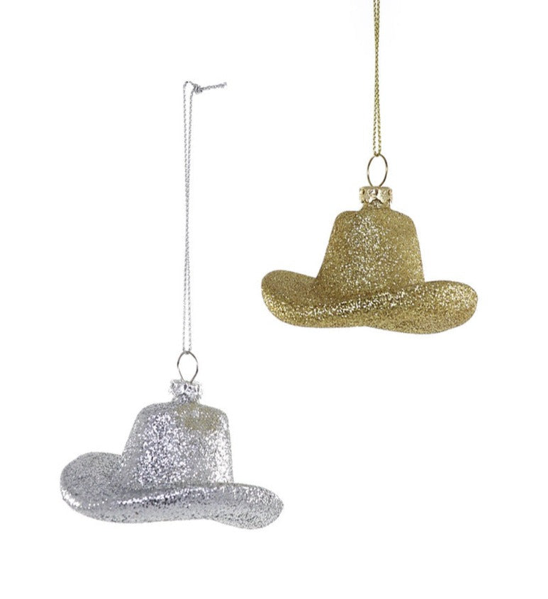 Sparkly Cowboy Hat Ornament