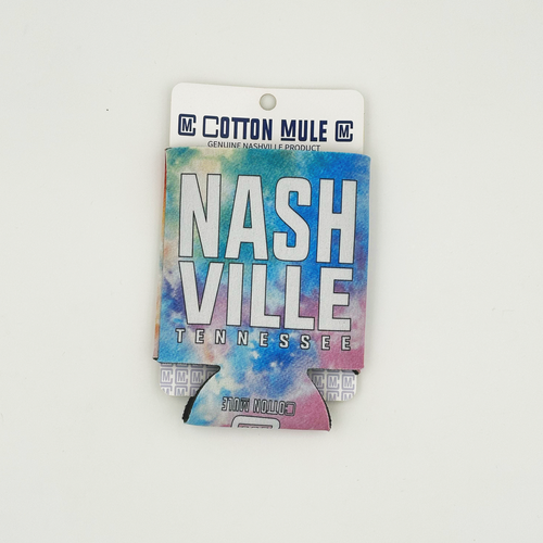 Tie Dye Nashville Koozie