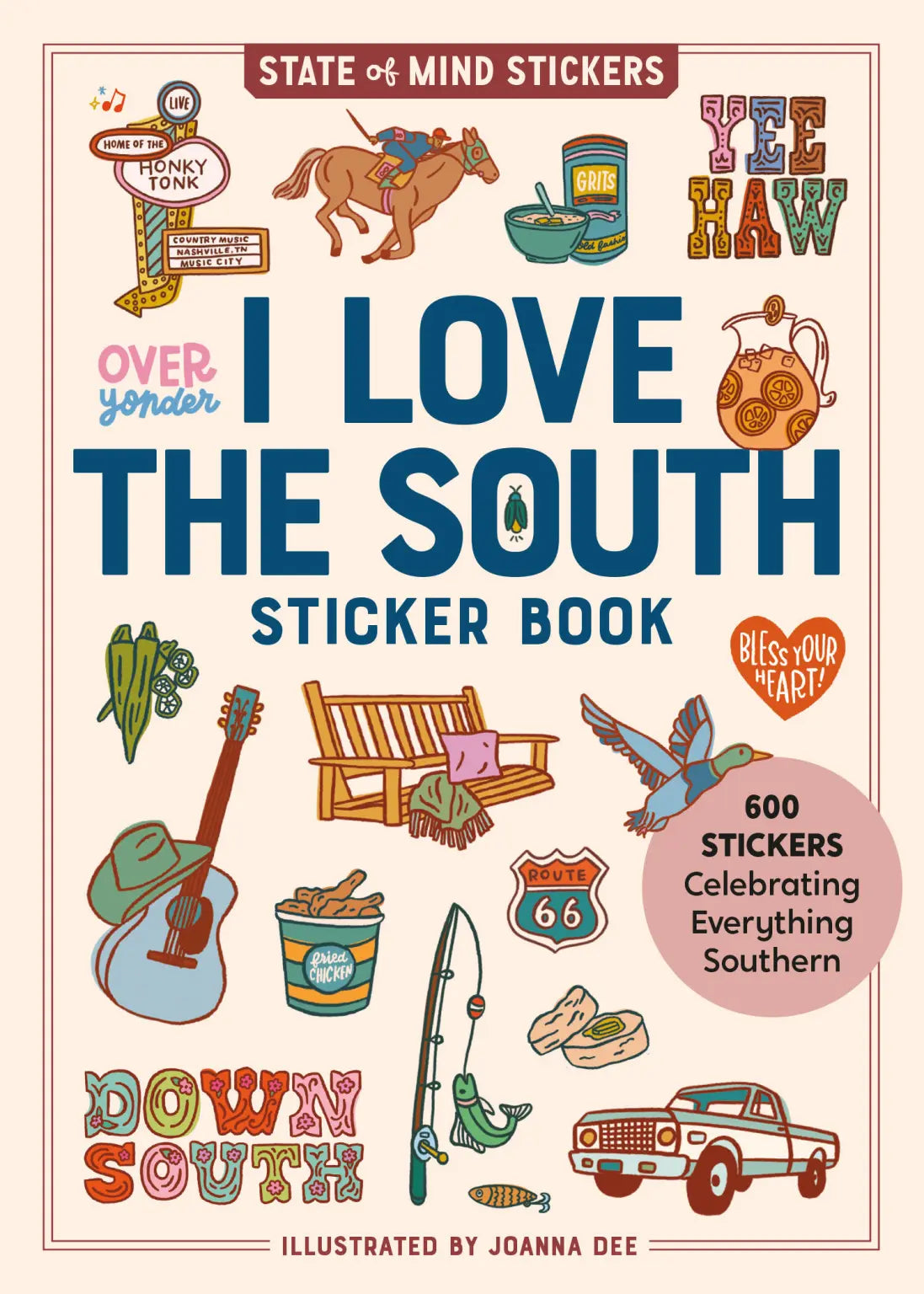 I Love the South Sticker Book