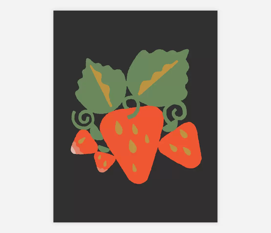 Strawberry Season Print