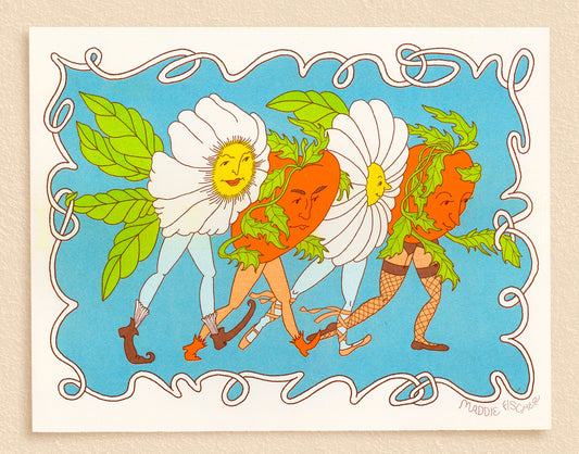Strutting Daisies print