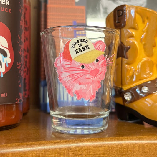 Nashville Possum Shot Glass