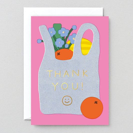 Thank You Shopping Bag card