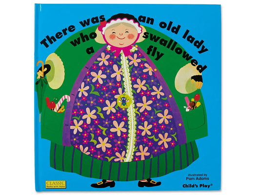 There Was An Old Lady Who Swallowed A Fly board book