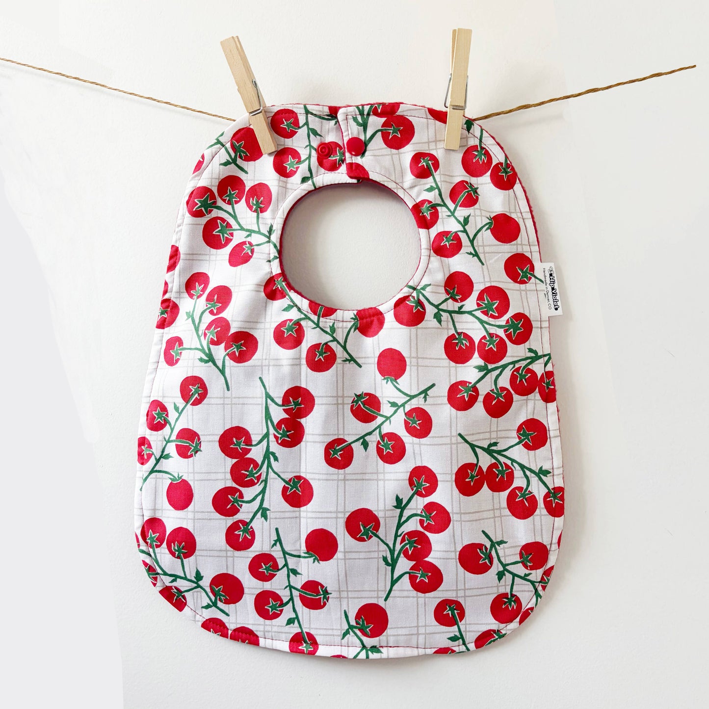 Tomato Cotton Baby Bib