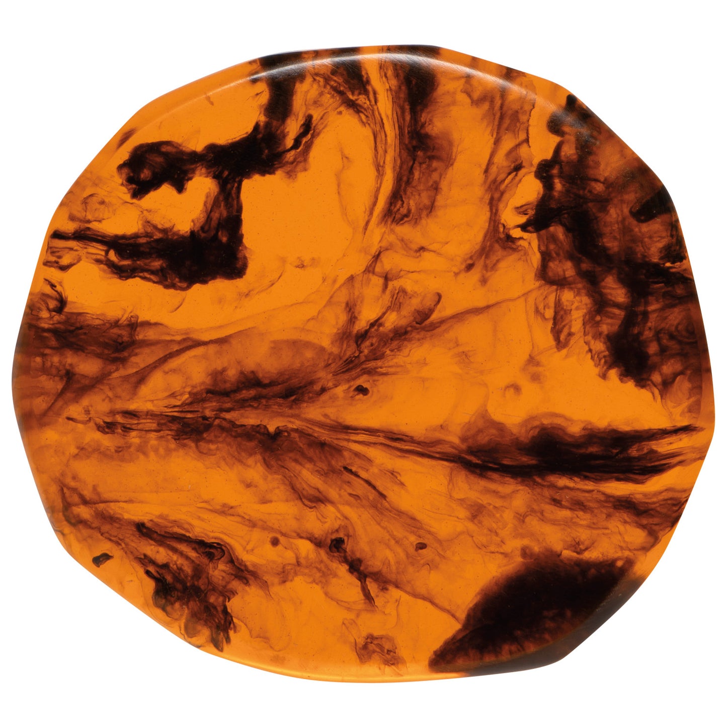 Tortoise Shell Resin Coaster Set