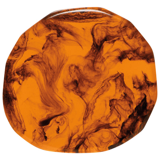 Tortoise Shell Resin Coaster Set