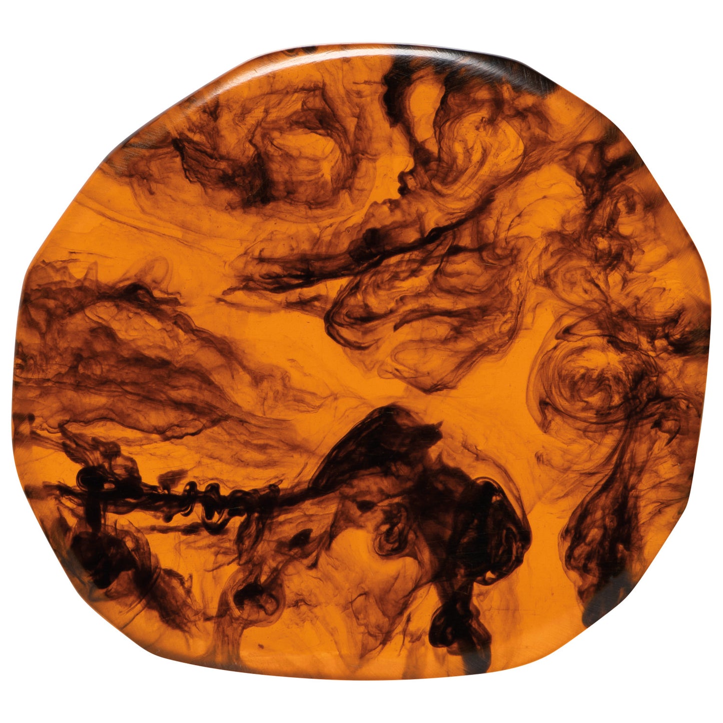 Tortoise Shell Resin Coaster Set