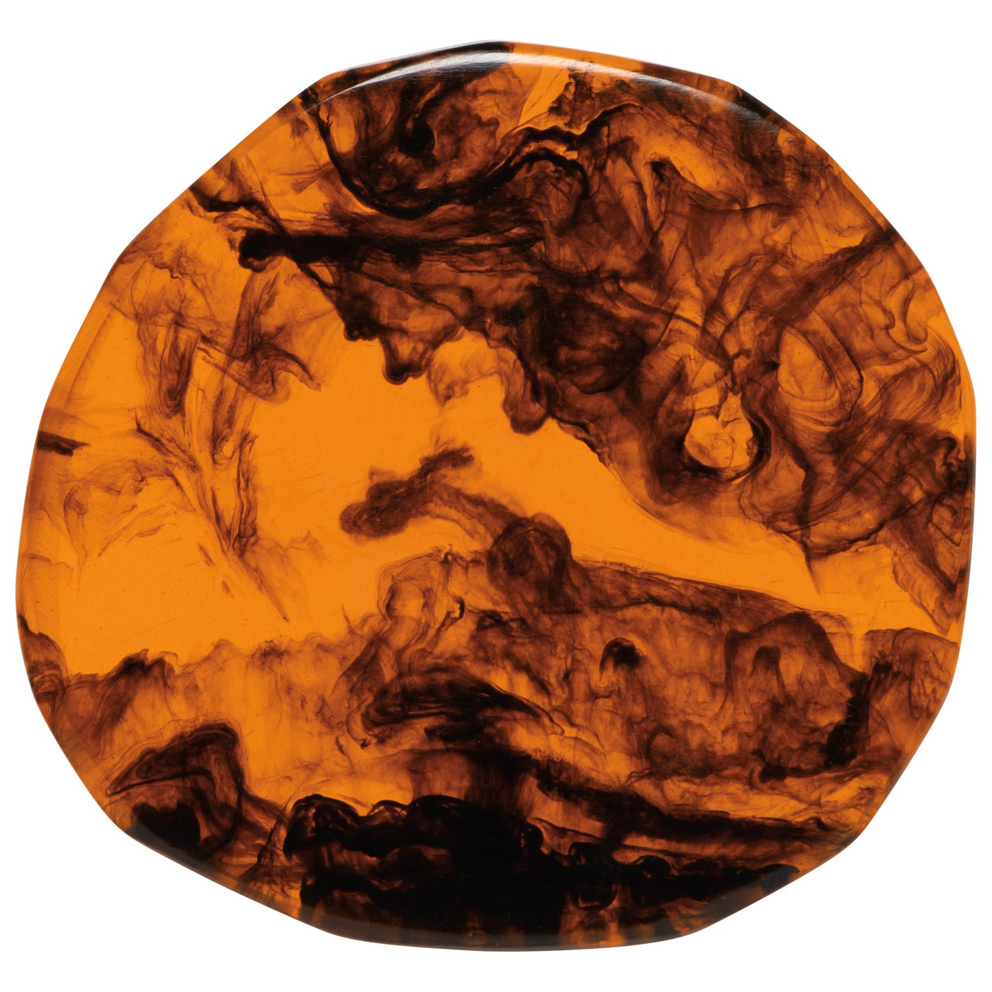 Tortoise Shell Resin Coaster Set