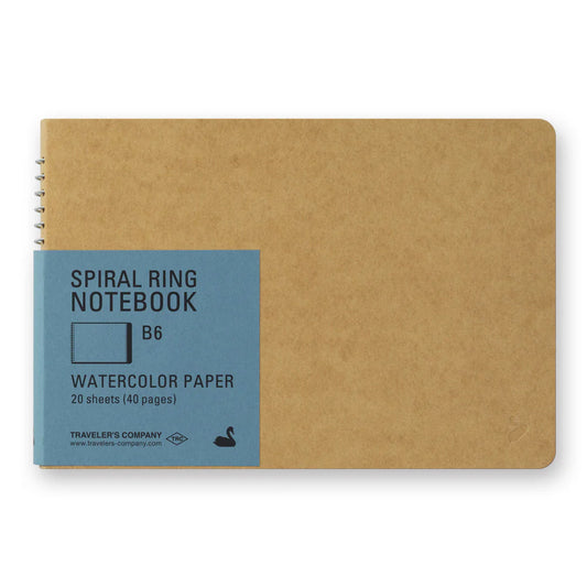Traveler’s Company Watercolor Paper Spiral Book B6