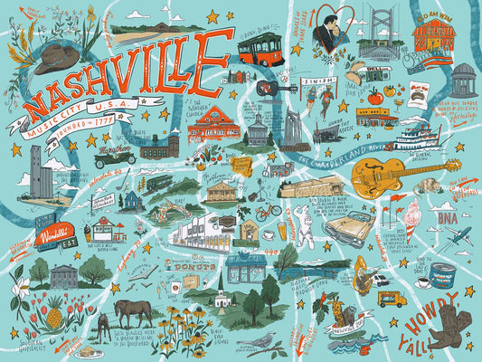 Nashville Map Puzzle