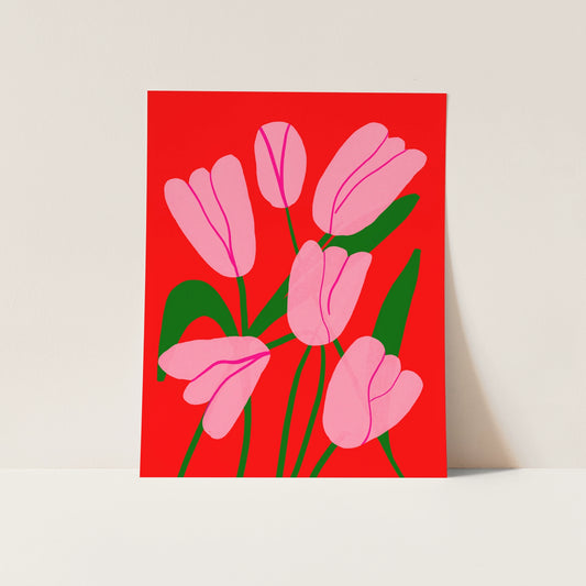Tulips Floral Print
