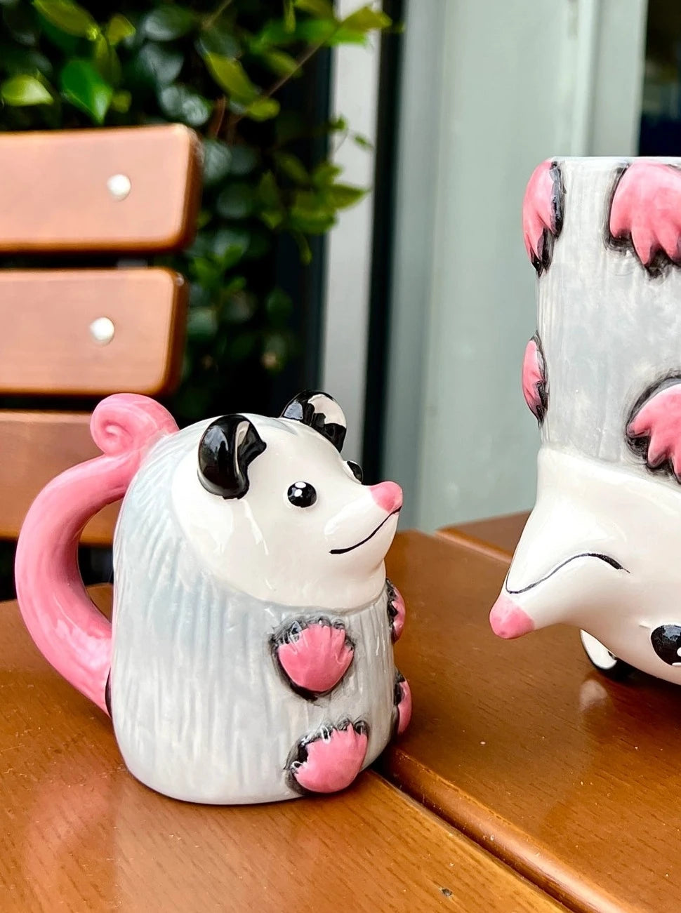 Upside-Down Opossum Mini Mug