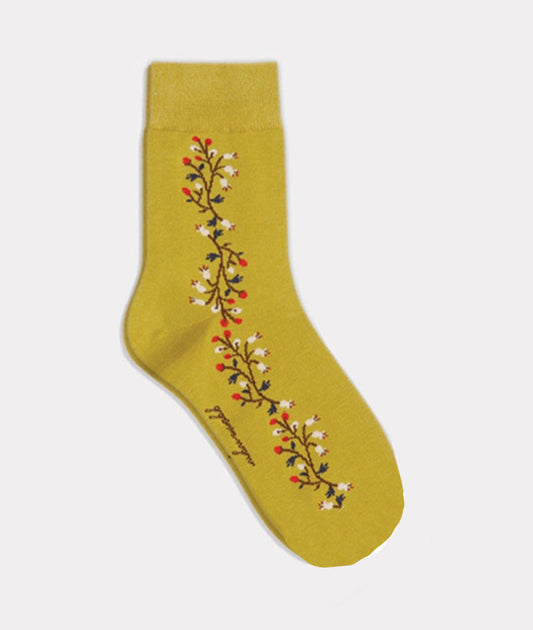 Vine Flower Socks