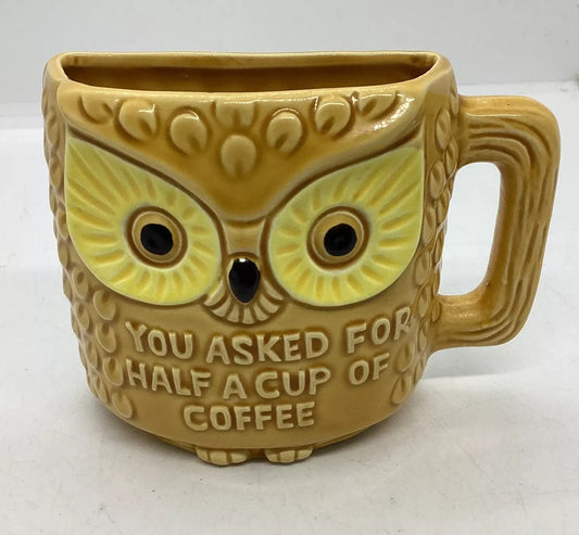 Owl Half Cup Of Coffee Tennessee Mug