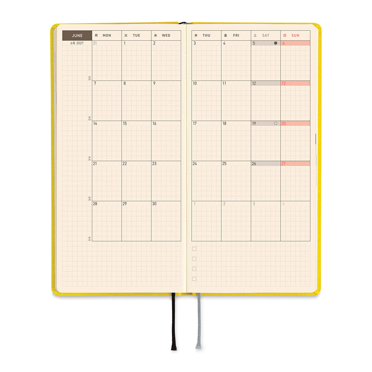 2027 Hobonichi Techo Weeks Mega Planner