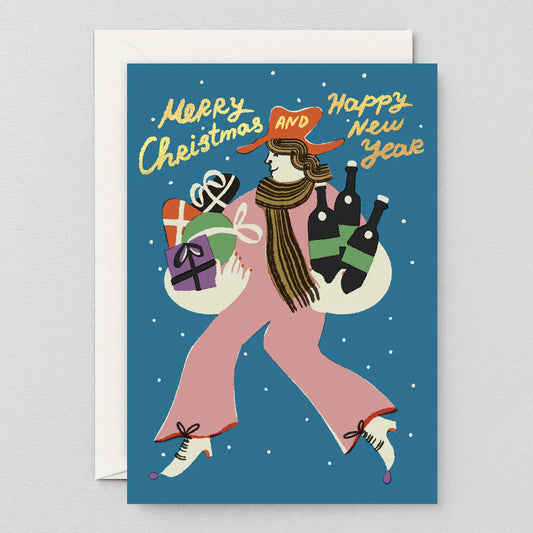 Merry Christmas and Happy New Year card