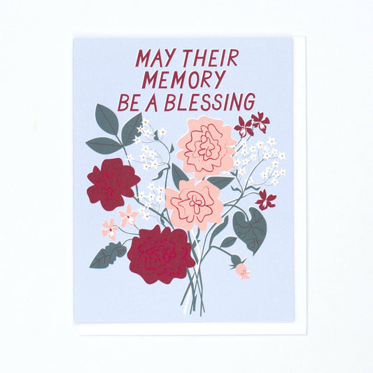 May Their Memory Sympathy Card