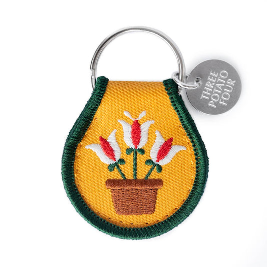 Tulips Patch Keychain