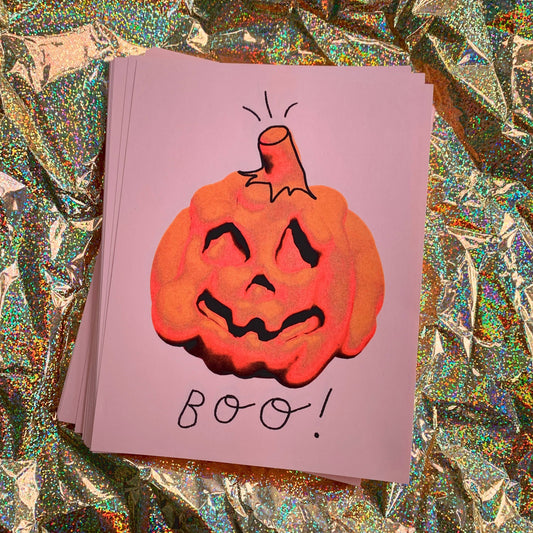 Boo! Pumpkin 8.5x11"