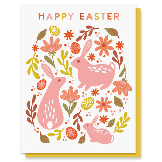 Easter Bunny Garden card