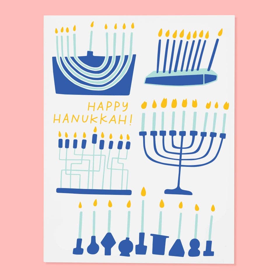 Menorahs card