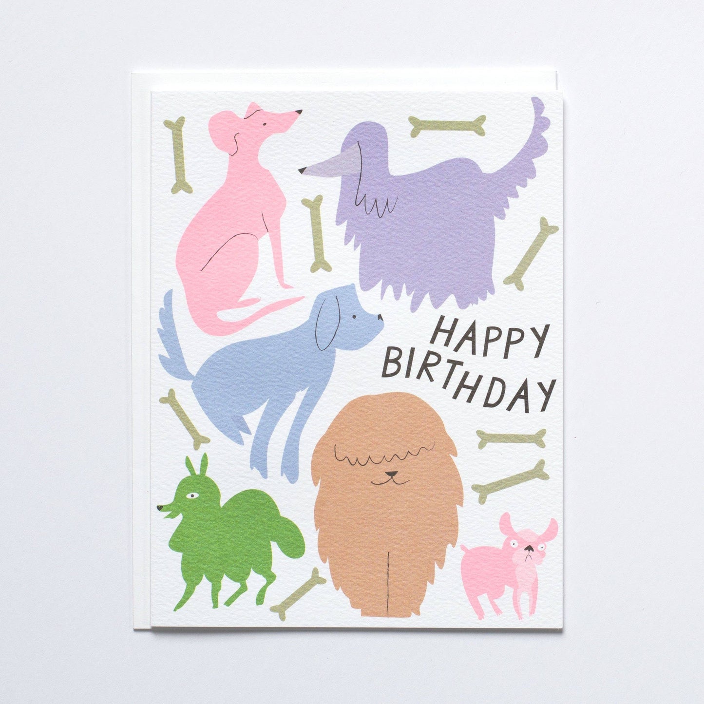 Dog, Dogs, Dogs Birthday card