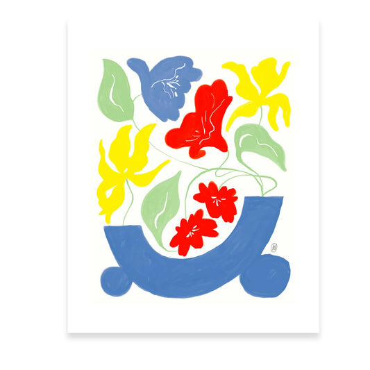Hyacinth Vase print