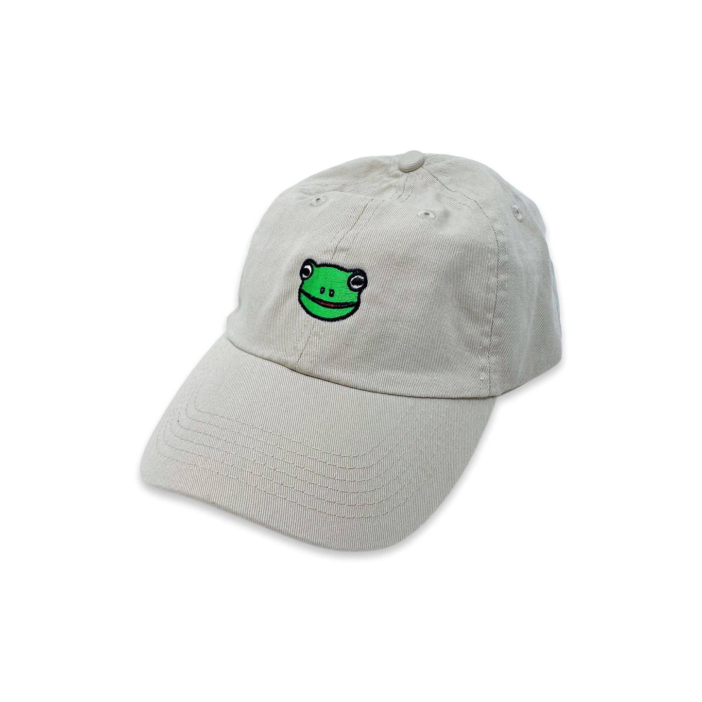 Froggy Face Embroidered Hat