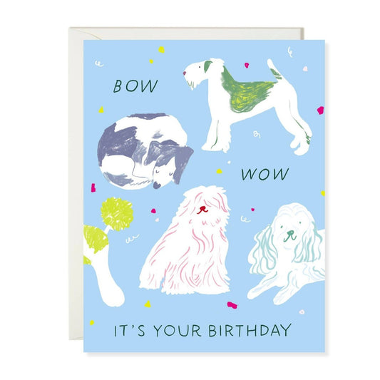 Bow Wow Birthday card