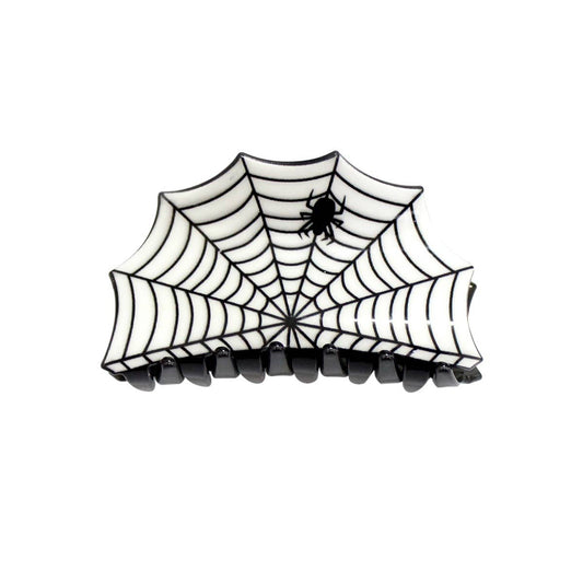 Spider Web Hair Claw Clip