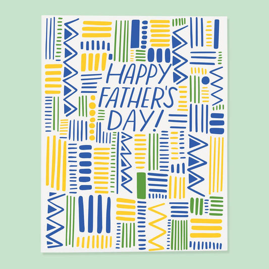 Dad Pattern card - Father's Day card