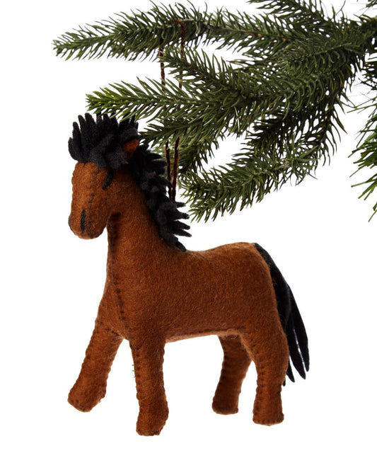 Horse Felt Ornament