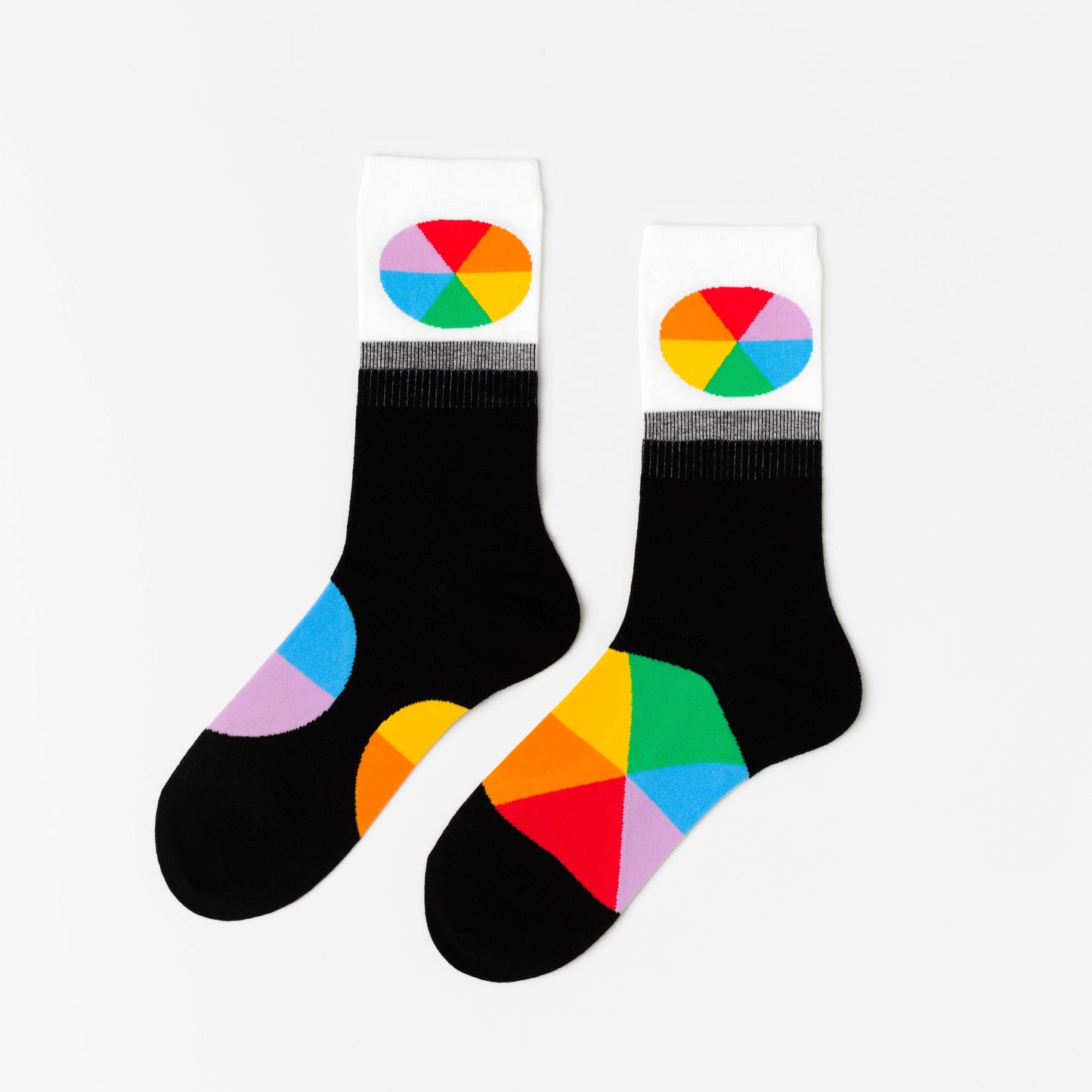 Color Wheel Small Crew Socks